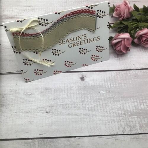 155*60mm lace large size frame Metal Cutting Dies for decoration card DIY Scrapbooking stencil Paper Craft Album template Dies