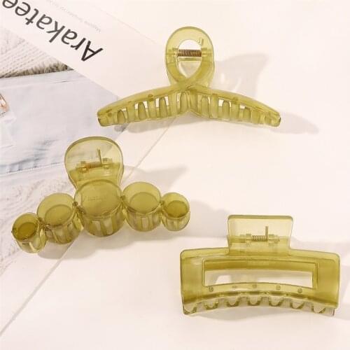 Fashion Hair Clips for Women Claw Clip Elegance Solid Color Crab for Hair Girls Hair Barrettes Hair Claw Hair Accessories New