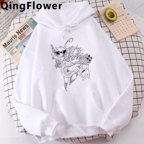 Anime the Promised Neverland hoodies male Korea printed harajuku male hoddies pullover y2k aesthetic