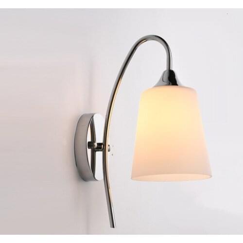 Nordic Solid Wood Led Wall Lamp Lustre Glass Living Room Led Wall Light Fixtures Bedroom Led Wall Lights Corrdior Wall Sconce