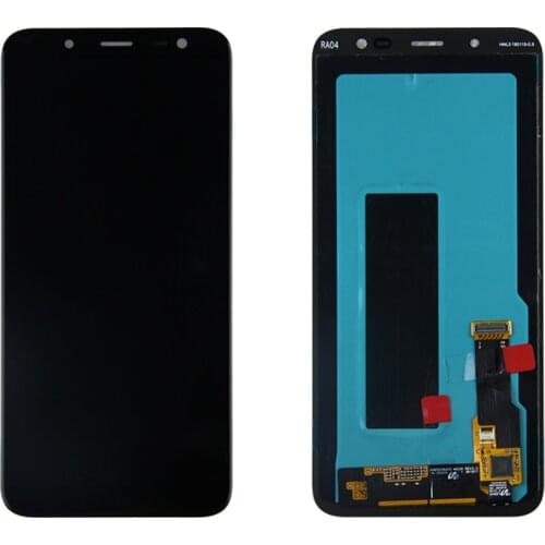 100% Original 5.6'' Super AMOLED LCD For Samsung Galaxy J6 2018 J600F J600 Display With Touch Screen Assembly Replacement Parts