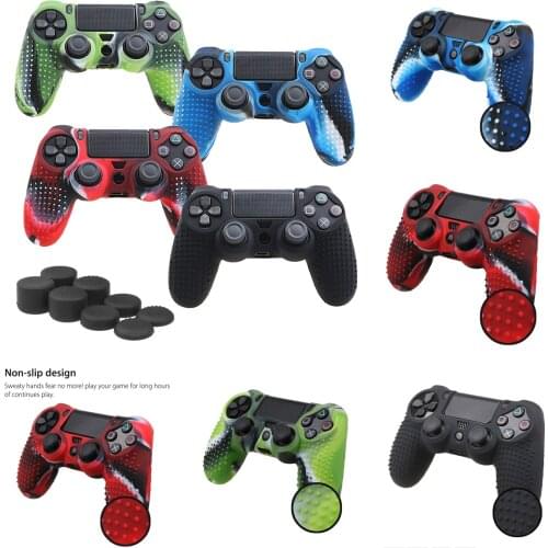1pcs Silicone Analog Joystick Thumbstick Grip Caps Protective Skin Cover Case For PlayStation 4 PS4 Controller Gamepad