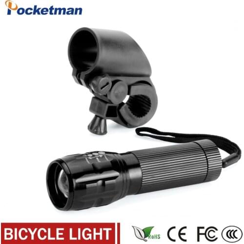 LED Bicycle Light 7 Watt 2000 LM 3 Mode Q5 LED Bike Light lights Lampp Front flashlight Torch lamp + Torch Holder Z50
