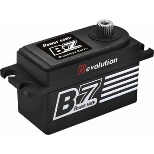 Power HD B7 High-Voltage Brushless Motor Short Body Servo Metal Gear High-Torque Fast Digital Servo For 1:10 Rc Car Rc Car Parts