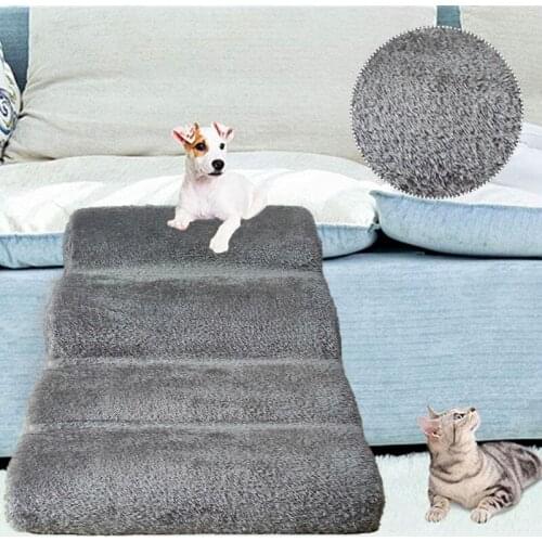 3/4 Tiers Steps Pet Dog Stairs for Small Dogs Cats House Ramp Ladder Removable