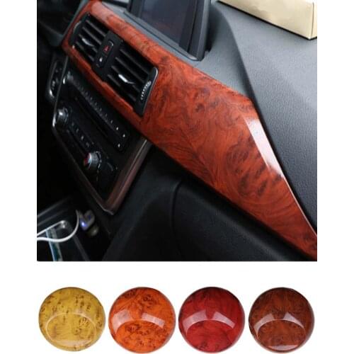 30*100CM PVC Wood Grain Textured Car Interior Decoration Stickers Waterproof Furniture Door Automobiles Vinyl Film Accessories