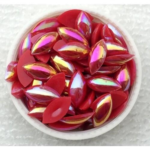 800pcs/lot 6*12mm DIY AB resin horses rhinestones wedding decoration scrapbook Crafts D431*5