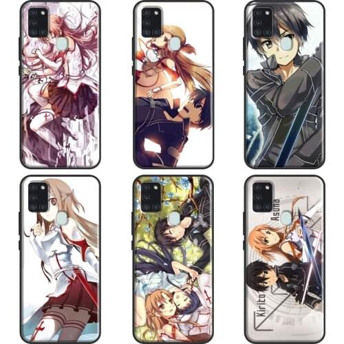 Sword Art Online Yuuki Asuna Kirito Case For Samsung A51 A71 A11 A31 A10 A20 S A30 A40 A50 A70 A21S A20e A12 A32 A52 A72 Cover