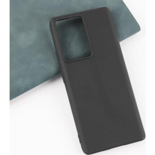 Phone Cover For ZTE Axon 30 Black Soft TPU Silicone Case For ZTE Axon 30 Pro Case Matte Phone Cover Soft TPU Silicone