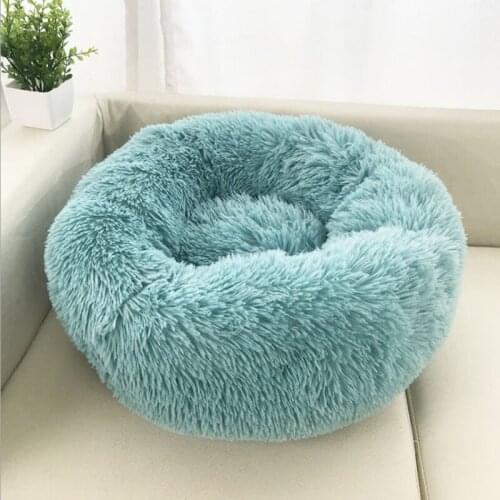 Four Seasons Sleep Long Hair Round Nest Plush Pp Cotton Pet Nest Pet Cat Dog Nest