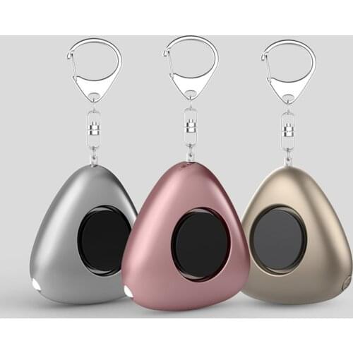 130dB Alarm Sound Fashion color Mini Self-defense Alarm elderly personal security alert defender emergency panic alarm with LED