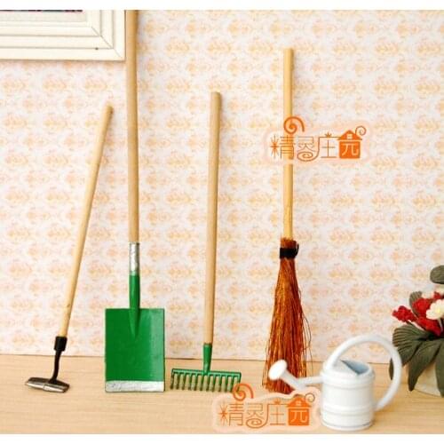 G05-X496 children baby gift Toy 1:12 Dollhouse mini Furniture Miniature rement garden tool 5pcs/set