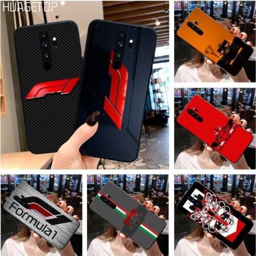 HUAGETOP Formula 1 F1 Painted Phone Case for Redmi Note 9 8 8T 8A 7 6 6A Go Pro Max Redmi 9 K20 K30 Pro