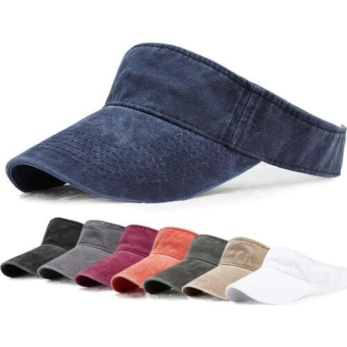 Tennis Caps Men Women Adjustable Sport Headband Classic Sun Sports Visor Hat Running Caps Tennis Beach Hat Outdoor Sports Hat
