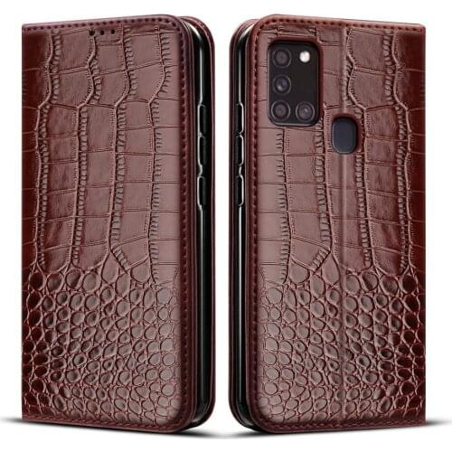 For Samsung Galaxy A21S Leather Case on sFor Coque Samsung A21S Case Galaxy A12 A 21 A215F Cover Flip Wallet Phone Cases Fundas