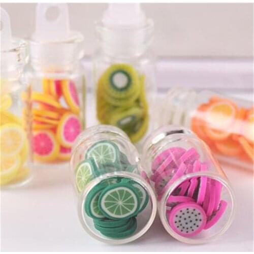 1:12 Dollhouse Miniature Fruit Slices Glass Bottle Storage Jar Toys Kitchen Pretend Doll House Decoration Accessories