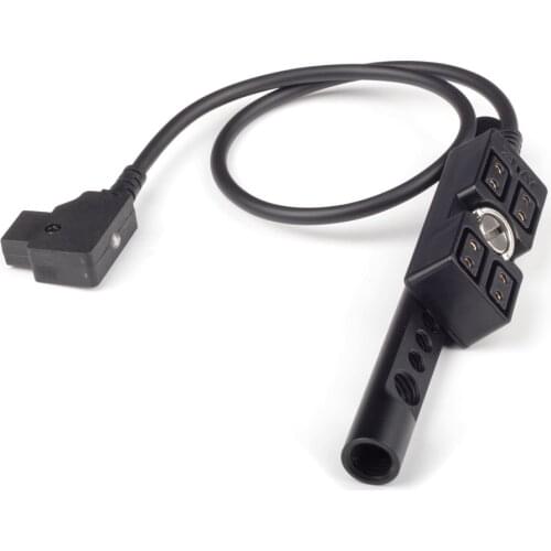 Reverse Pretection Safe D-Tap DTAP PTAP 4-port Receptacle Plug Connector Extension Cable fr V-mount Battery Camera Power Supply