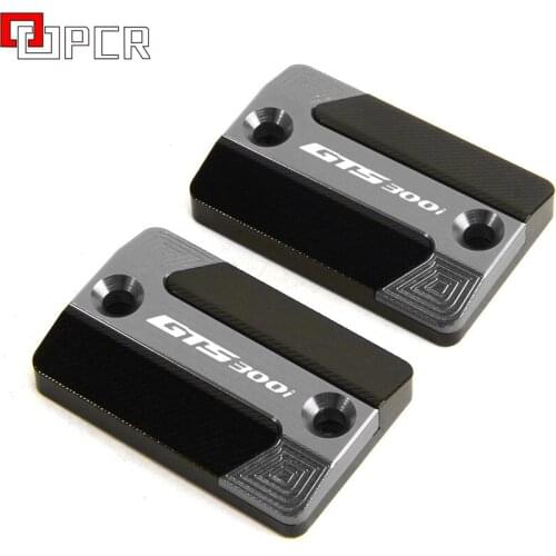 Pair Latest Front Brake Fluid Reservoir Tank Cover Top Quality For SYM GTS 300 GTS300i CRUISYM 300 2017-2018