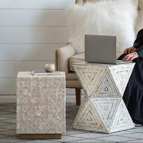 Simple Coffee Tables Hotel Bedroom Livingroom Sofa Side Table Corner Table Creative Hallway Porch Balcony Small Coffee Table