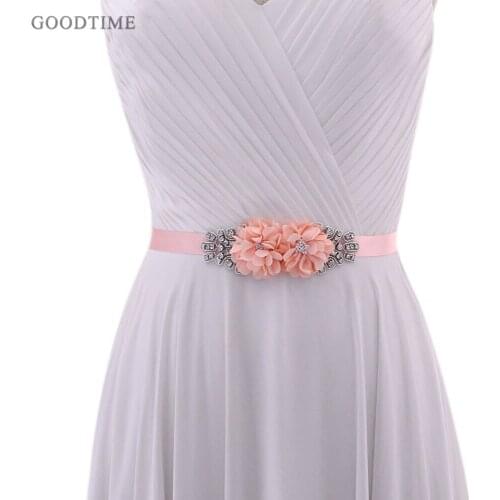 Fashion Wedding Belt For Bridal Women Rhinestone Flower Belt Braided Girdle Belt Accessories For Lady Party Dress Up