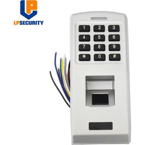 Fingerprint scanner door lock time attendance waterproof access control keypad reader for security door lock system