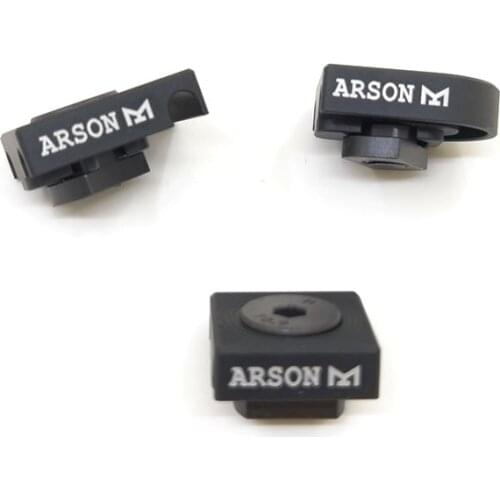 Tactical flashlight remote switch fixed metallic iron cover flashlight tail cover hunting accessories