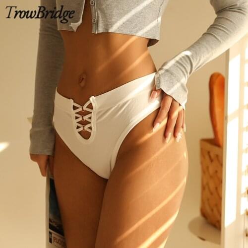 TrowBridge Sexy Sports Womens Panties Fashion Hollow Out Underwear Girl Hot Thongs Cozy Lingerie Breathable Underpants G-String
