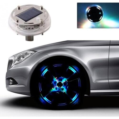 4 Modes 12 LED Waterproof Solar Led Flash Lamp Tyre Light Car Refitting accessories for Audi a4 a3 q5 q7 a5 b6 b8 a6 c5 b7 c6