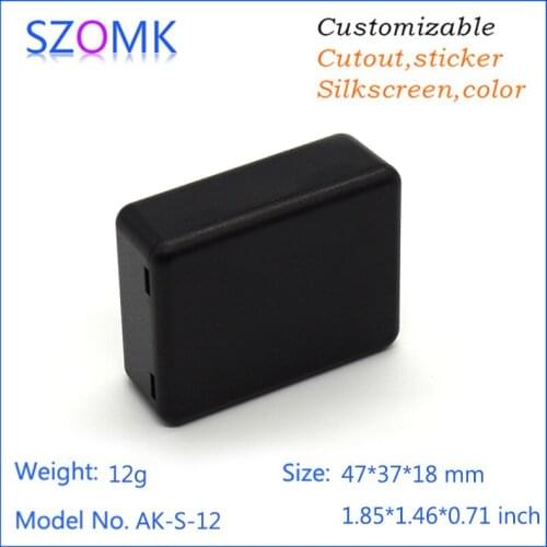 High quality industry mini electrical enclosure for project 47*37*18mm small size plastic abs material plastic junction box