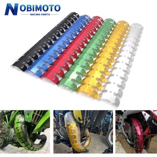Motorcycle Exhaust Shield Muffler Pipe Protector Cover Heat Shield For YAMAHA YZ450F YZ125 YZ250 YZ426F for HONDA CRF 450X/250LX