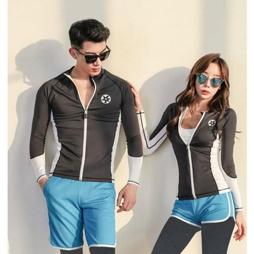 Women 5pcs Rash Guards Swimsuit Long Sleeve Sport Suits Fitness Yoga Running Athletic Tracksuits (Coat T-Shirt Bra Pants Shorts)