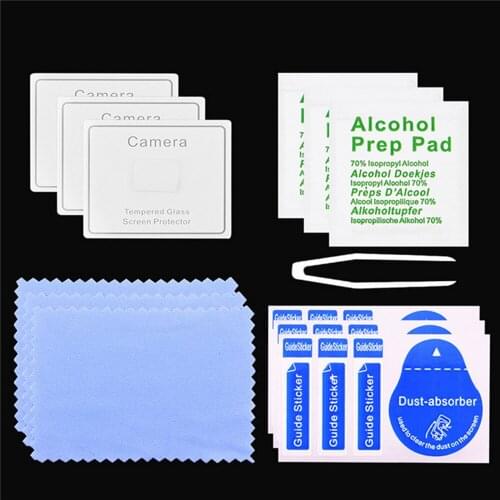 1/2/3Pcs Tempered Glass Drone Camera Lens Protective Film for DJI Mavic Air 2 Drone Scratchproof Camera Lens Screen Protector