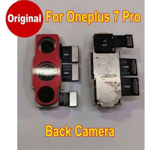 100% Real Original For One Plus 7Pro Back Big Main Rear Camera Module For OnePlus 7 Pro Phone Flex Cable Replacement