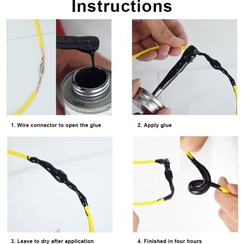 125ML Liquid Insulation Electrical Tape Tube Paste Waterproof Anti-UV Fast Dry Tape SCIE999