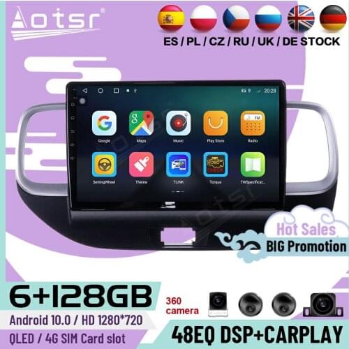 2 Dini 128G Carplay Multimedia Auto Car Stereo Android 10 Player For Hyundai VENUE 2019 GPS Navigation Radio Receiver Head Unit