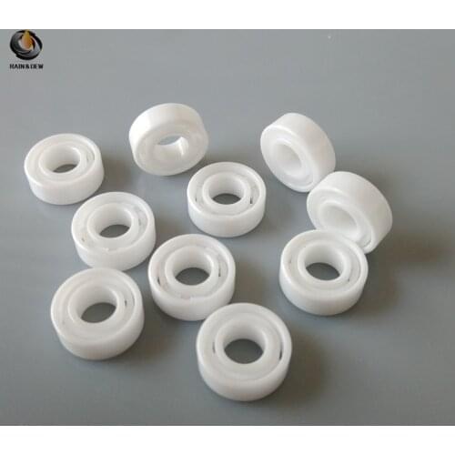 2Pcs Full Ceramic Bearing MR105 ABEC-9 5x10x4mm ZrO2 full Ceramic bearings