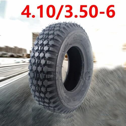4.10/3.50-6 Vacuum Tyre 4.10/3.50-6 Thickened Tubeless Tire for Electric Vehicle and Trolley Micro Cultivator Accessory