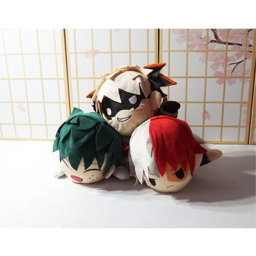 Anime My Hero Academia Model Toy Boku no Hero Academia Midoriya Izuku Katsuki Shouto lie Plush Dolls Pillow toy Gift