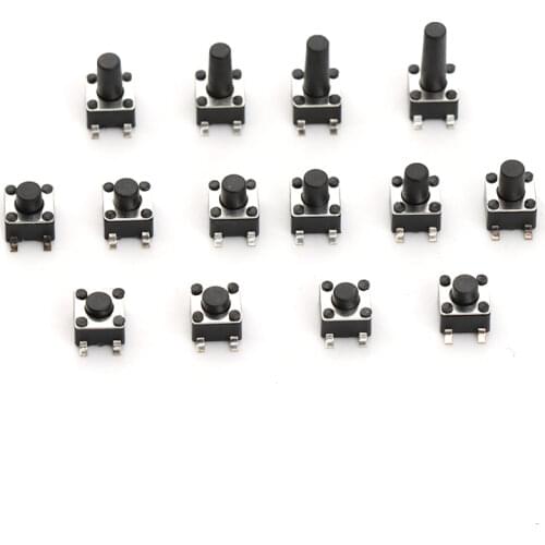 Free shipping 100PCS 4.5*4.5*4.3MM touch switch 4.5*4.5*4.3 legs touch switch button switch Hot wholesale