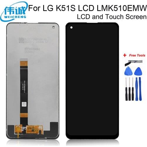 For LG K51S LCD LMK510EMW, LM-K510EMW Display Touch Screen Digitizer Assembly Replacement Accessory For LG K51S lcd sensor