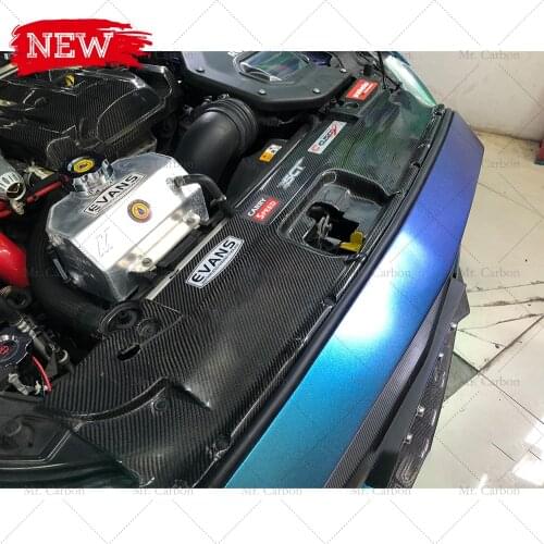 FOR MUSTANG 2015-2017 OEM CARBON FIBER COOLING PANEL TRIM BODY KIT TUNING PART FOR MUSTANG CARBON WATER BOX COOLING PLANK RACING