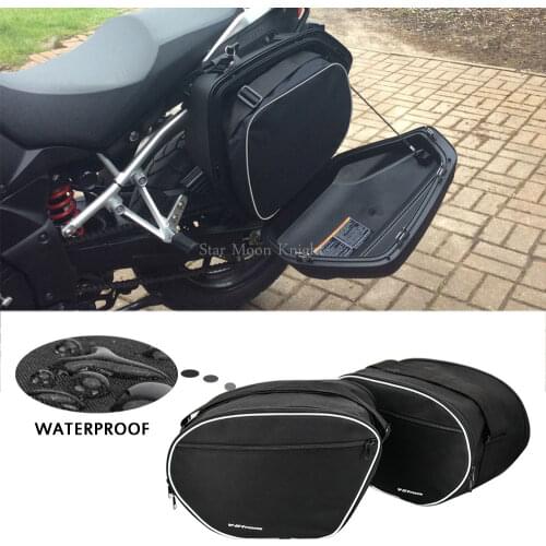 For SUZUKI V-STROM DL1000 DL 1000 Black Trunk Inner Bags vstrom 1000 DL650 DL1050 V-Strom 650 2014-2020 Motorcycle Luggage Bag