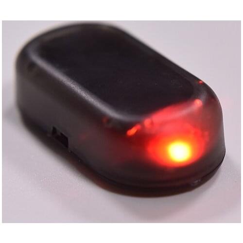 Hot Selling 1PC Fake Solar car alarm lamp Security System Warning Theft Flash Blinking Blue Color