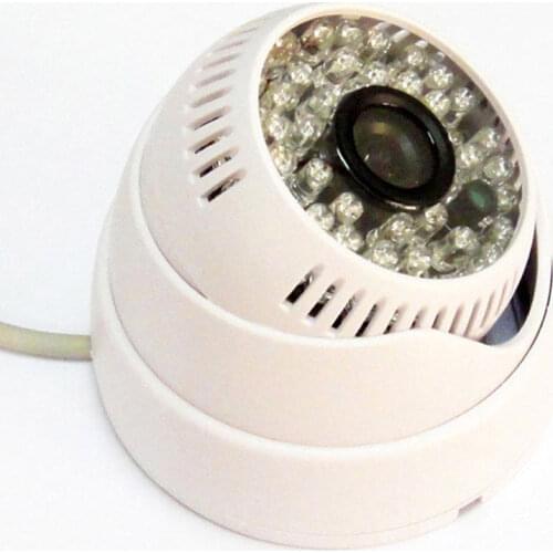 1/3" HD AHD CCTV Camera 1080P 2MP Indoor Dome Security IR Color IRCUT 48IR Leds Night Vision, white