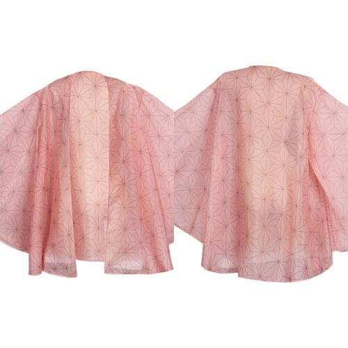 Anime Demon Slayer Kamado Nezuko Cosplay Costume Cloak Outfits Halloween Carnival Suit