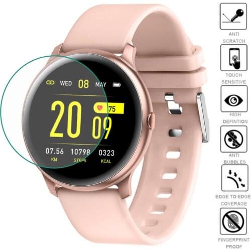 3pcs TPU Soft Protective Film Guard For RUNDOING LYKRY KW19 Smart Watch Women Men Smartwatch Screen Protector Cover Protection