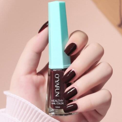 New Water-based Nail Polish Is Free Of Baking Quick-drying Can Be Torn And Long-lasting Non-fading Nail Polish Summer TSLM1