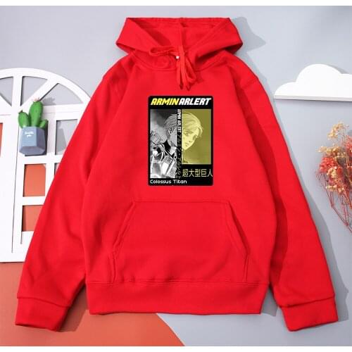 Attack on Titan Women Hoodies Japan Anime Colossal Titan Pullover Harajuku Hip Hop Female Hooded Sweatshirt Korean Street Hoody