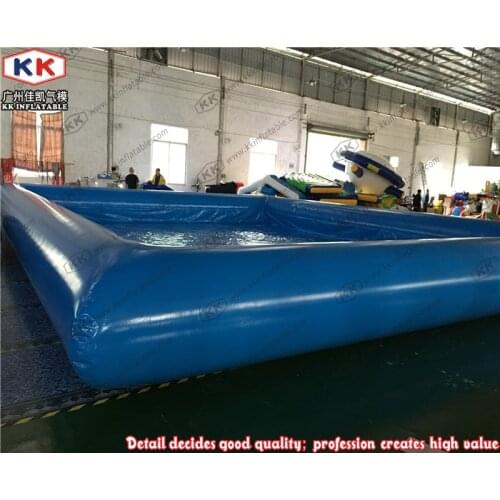 Original manufacturer cheap 0.6~0.9mm PVC customized square oval inflatable pool