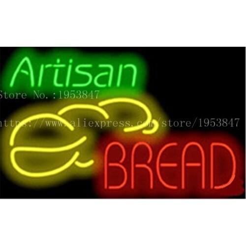 Sandwiches SUBA BREAD Neon sign Real Glass Tube Bulbs Light Bar Beer Club Decoration Signboard drink Deli Shop Store 19"x15"